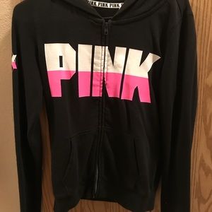 PINK zip up hoodie NWOT